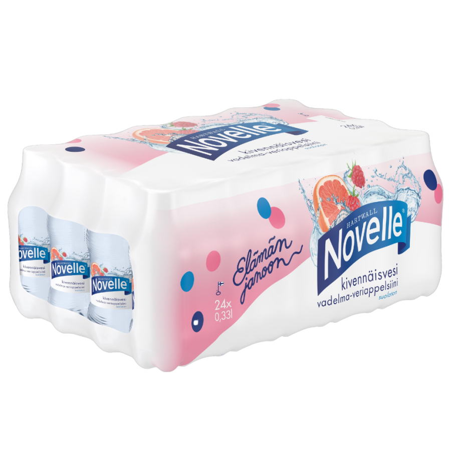Novelle Vadelma-Veriappelsiini 24 plo