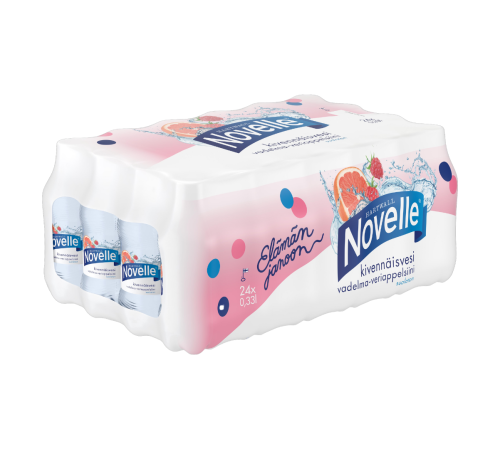 Novelle Vadelma-Veriappelsiini 24 plo