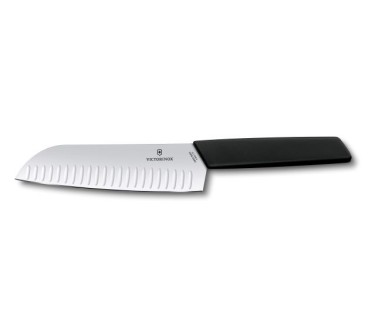 Swiss modern Santoku 17 cm ovaalihiottu