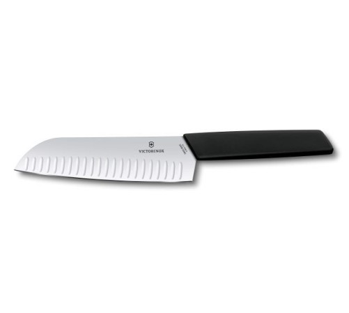 Swiss modern Santoku 17 cm ovaalihiottu