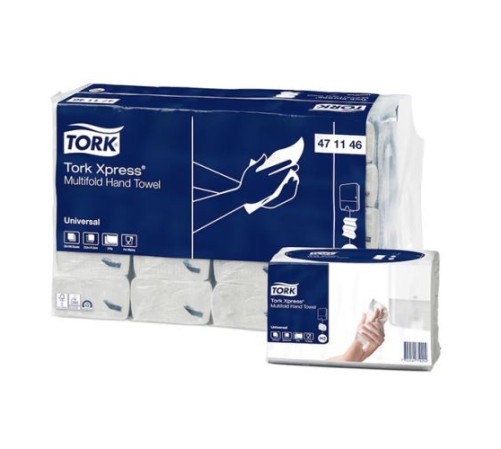 Tork H2 Xpress® Multifold Universal Soft käsipyyhe 2-krs valkoinen 3800ark