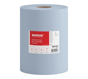Katrin Teollisuuspyyhe XXL 2-kerroksinen Laminoitu, Sininen