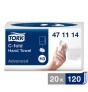Tork H3 Advanced käsipyyhe C-taitto 2-krs valkoinen 2400ark