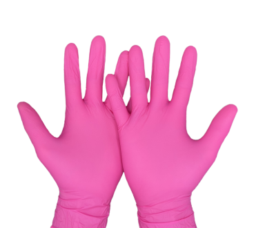 Pinkki nitriilikäsine Aldena NPK34