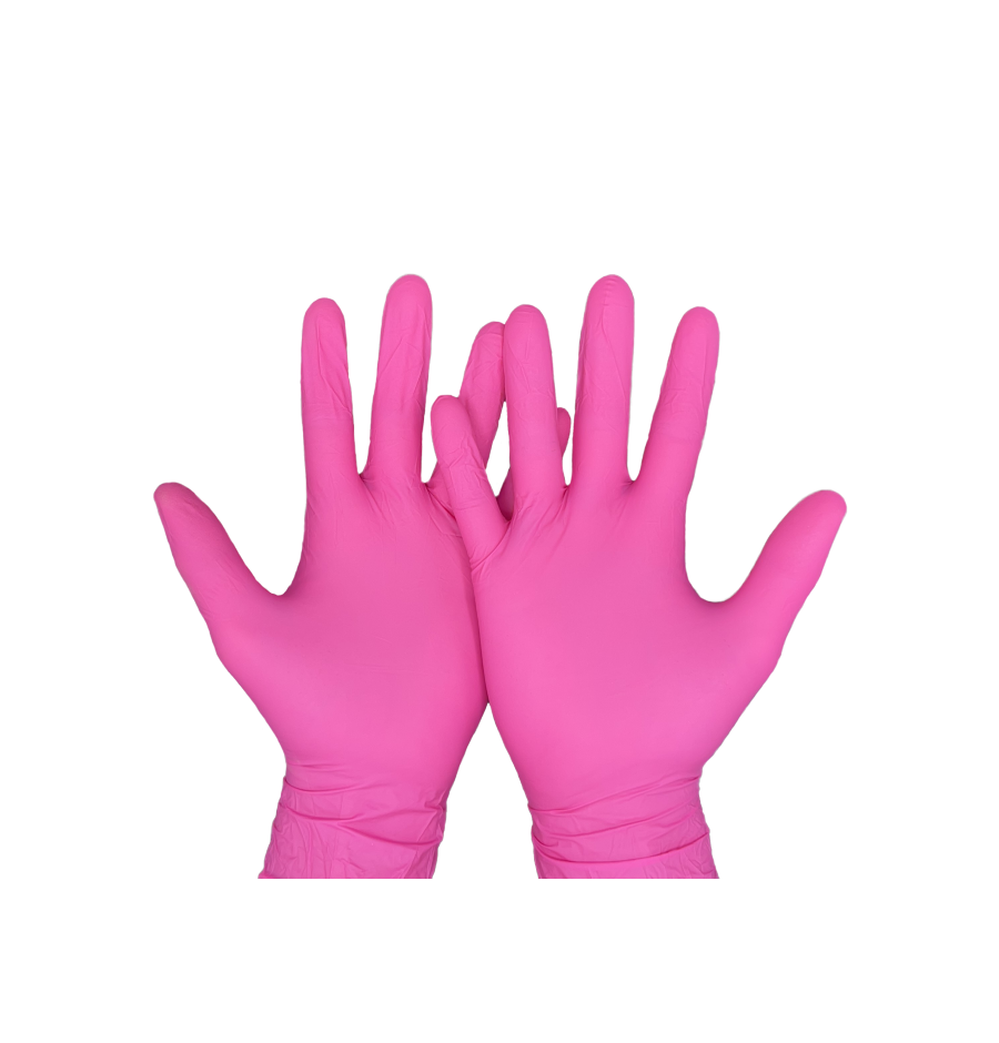 Pinkki nitriilikäsine Aldena NPK34