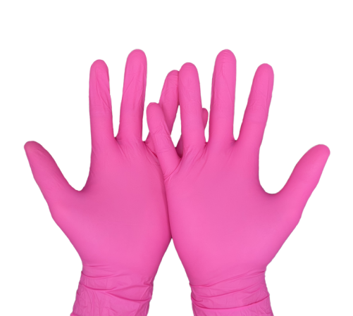 Pinkki nitriilikäsine Aldena NPK34