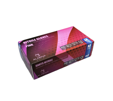 Pinkki nitriilikäsine Aldena NPK34