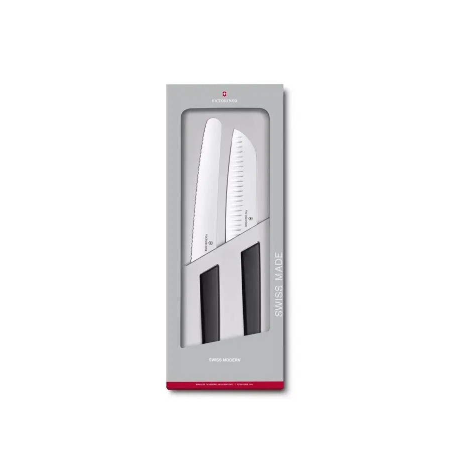 Victorinox Swiss modern veitsisetti 2- osainen musta