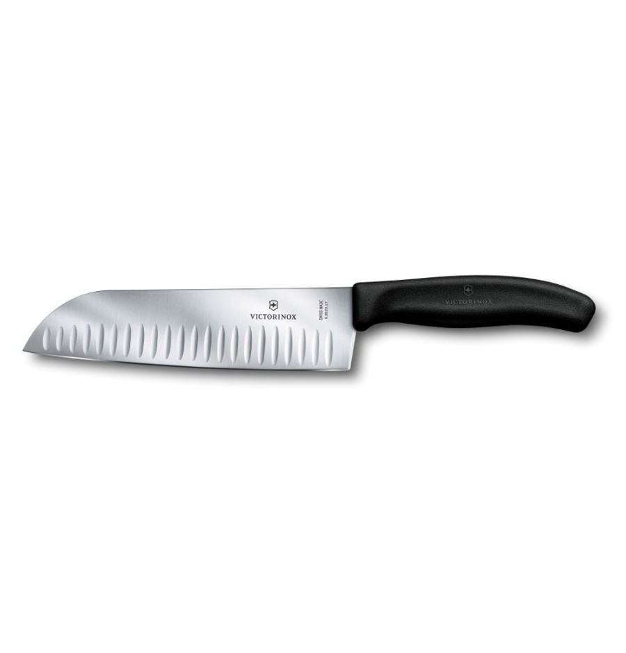 Victorinox ovaalihiottu Santoku veitsi 17cm