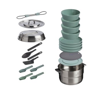 Stanley WILDFARE CORE -keittosarja, 20 kpl, 4,0 l / 3,78 l, liuskekivi ja hiili