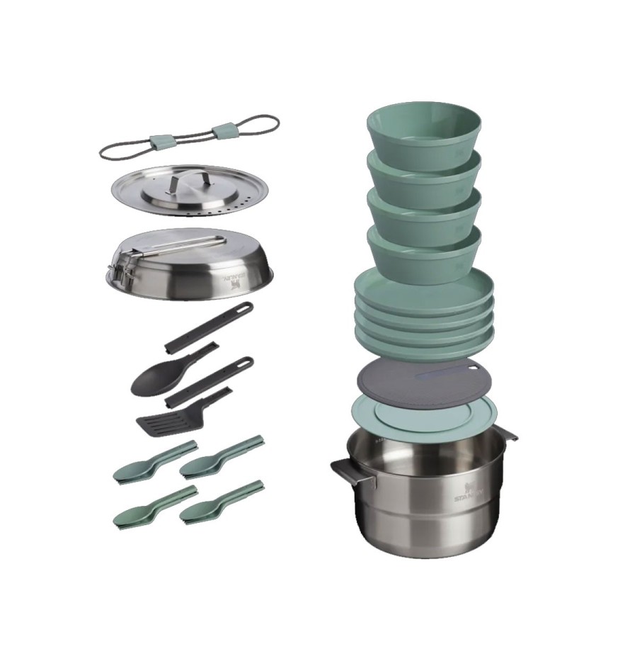 Stanley WILDFARE CORE -keittosarja, 20 kpl, 4,0 l / 3,78 l, liuskekivi ja hiili