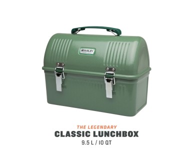 Stanley Classic Legendary -eväsrasia 9,5 litraa / 9,5 l, Hammertone Green