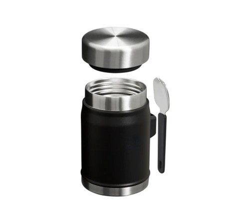Stanley CLASSIC ruokatermos+ lusikka /400ml Musta 2.0