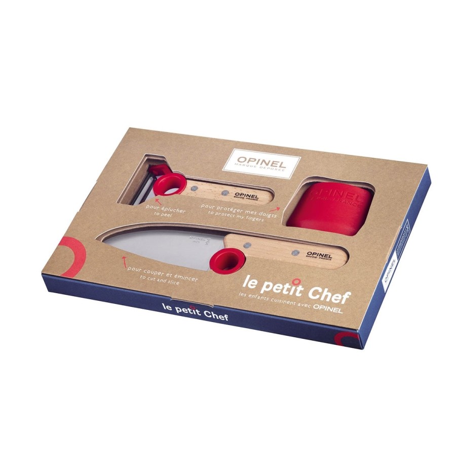 Lasten Opinel SET "LE PETIT CHEF" 3-osainen