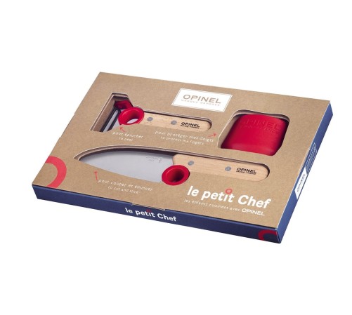 Lasten Opinel SET "LE PETIT CHEF" 3-osainen