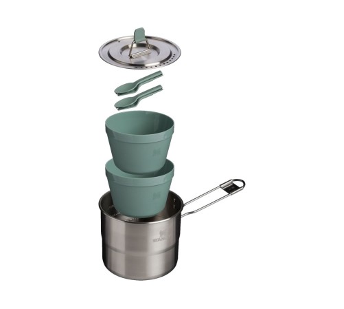 Stanley WILDFARE GO TWO BOWL keitin setti 6-os/1.1l Shale+Charcoal