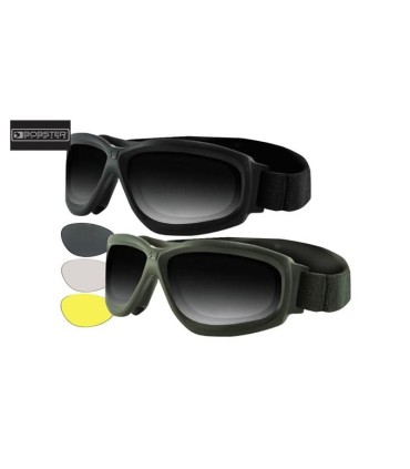 Bobster Bravo Black – 3 ballistista linssiä